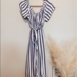 Isabell striped Maternity dress- worn once